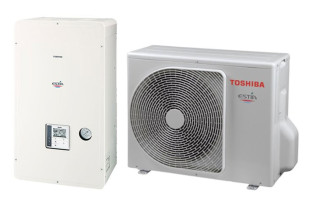 Toshiba HWT-1101HW-E / HWT-1101XWHT9W-E ESTIA Hydrobox (R32, 1 fázis, 9 kW-os elektromos patronnal)